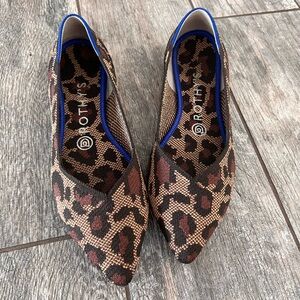 Leopard Print Pointy Toe Rothys